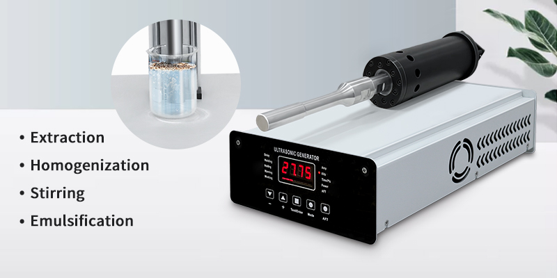 What are the applications of ultrasonic extractors in the pharmaceutical industry?