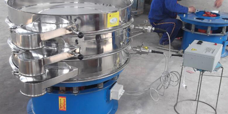 Working principle of ultrasonic vibrating sievig machines